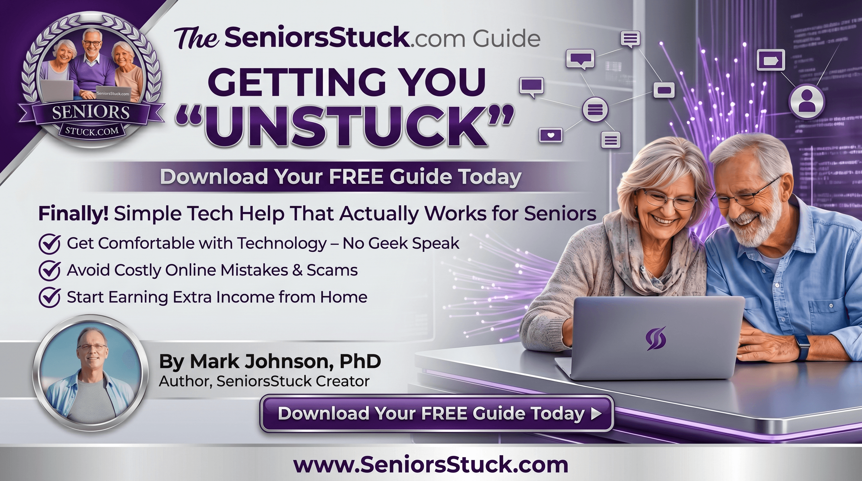 The SeniorsStuck.com guide — Getting you unstuck. Download your FREE Guide Today.